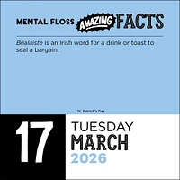 Amazing Facts From Mental Floss 2026 Box Calendar