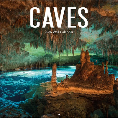 Caves 2026 Wall Calendar