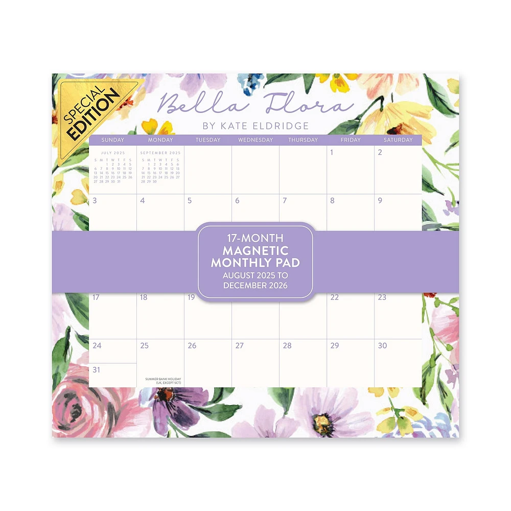 Bella Flora 2026 Exclusive Mini Magnetic Pad Calendar