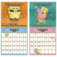 Spongebob Squarepants 2026 Wall Calendar