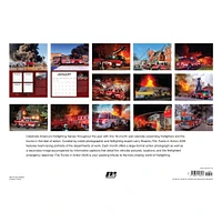 Fire Trucks In Action Oversized Wall  2026 Calendar