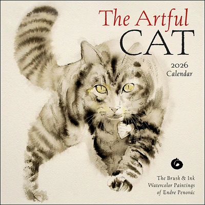 Artful Cat 2026 Wall Calendar - Online Exclusive