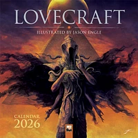 Lovecraft: Illustrated By Jason Engle 2026 Wall Calendar - Online Exclusive