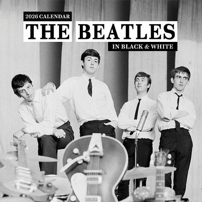 The Beatles Black and White 2026 Wall Calendar - Online Exclusive