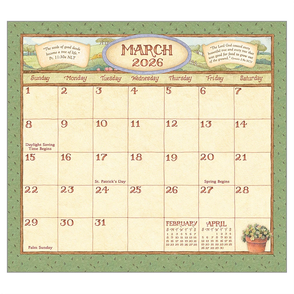 Faithful Moments 2026 Deluxe Wall Calendar - Online Exclusive