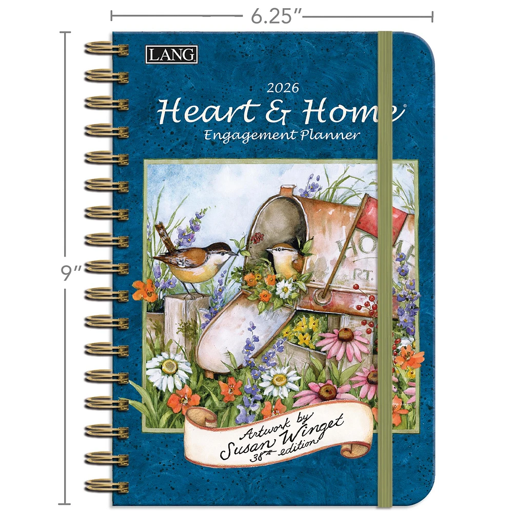 Heart And Home Spiral 2026 Engagement Calendar