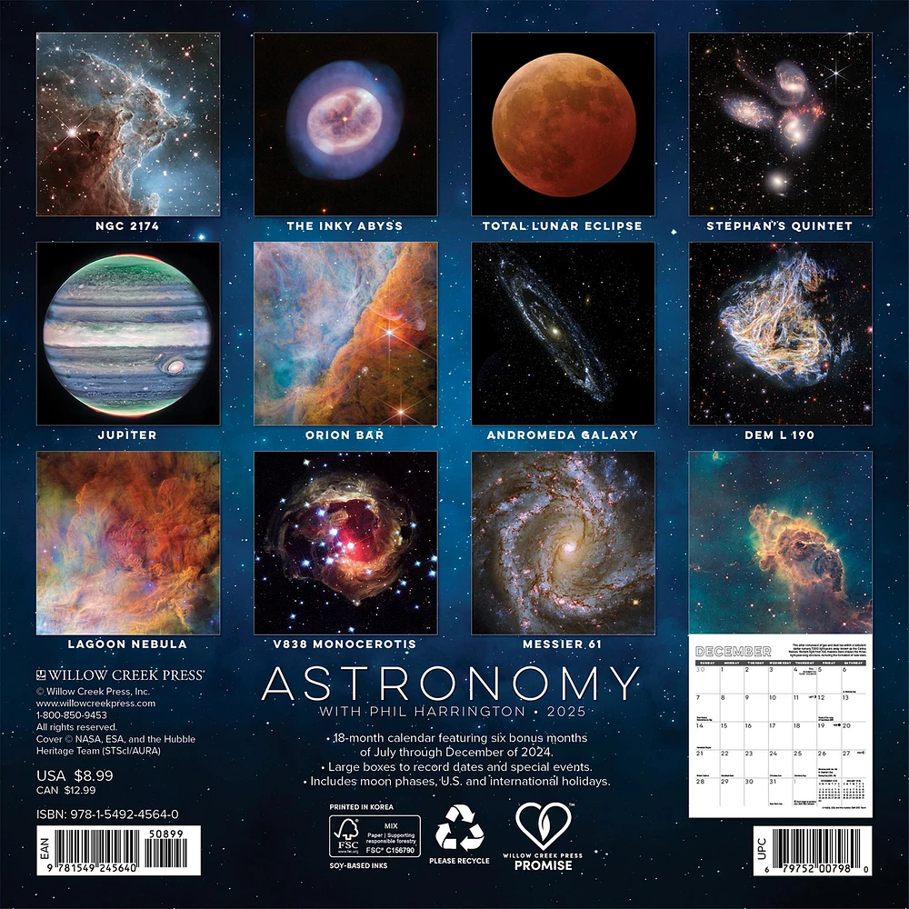 Astronomy Mini 2025 Calendar - Online Exclusive