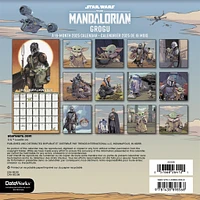 Star Wars Mandalorian Grogu Bilingual Mini 2025 Calendar