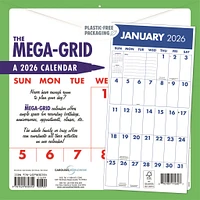 Mega Grid 2026 Wall Calendar