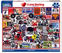 I Love Hockey 1000 Piece Puzzle - Online Exclusive