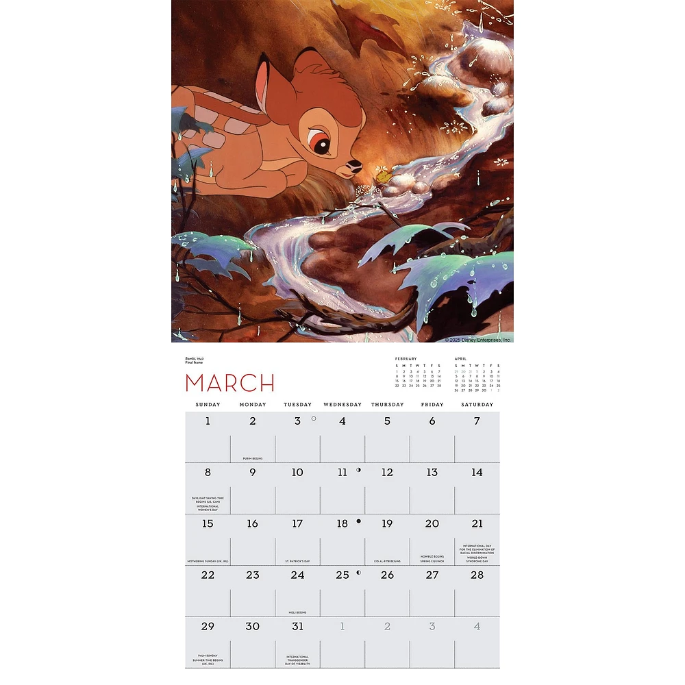 Disney Animation 2026 Wall Calendar - Online Exclusive