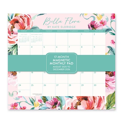 Bella Flora 2026 Exclusive Mini Magnetic Pad Calendar