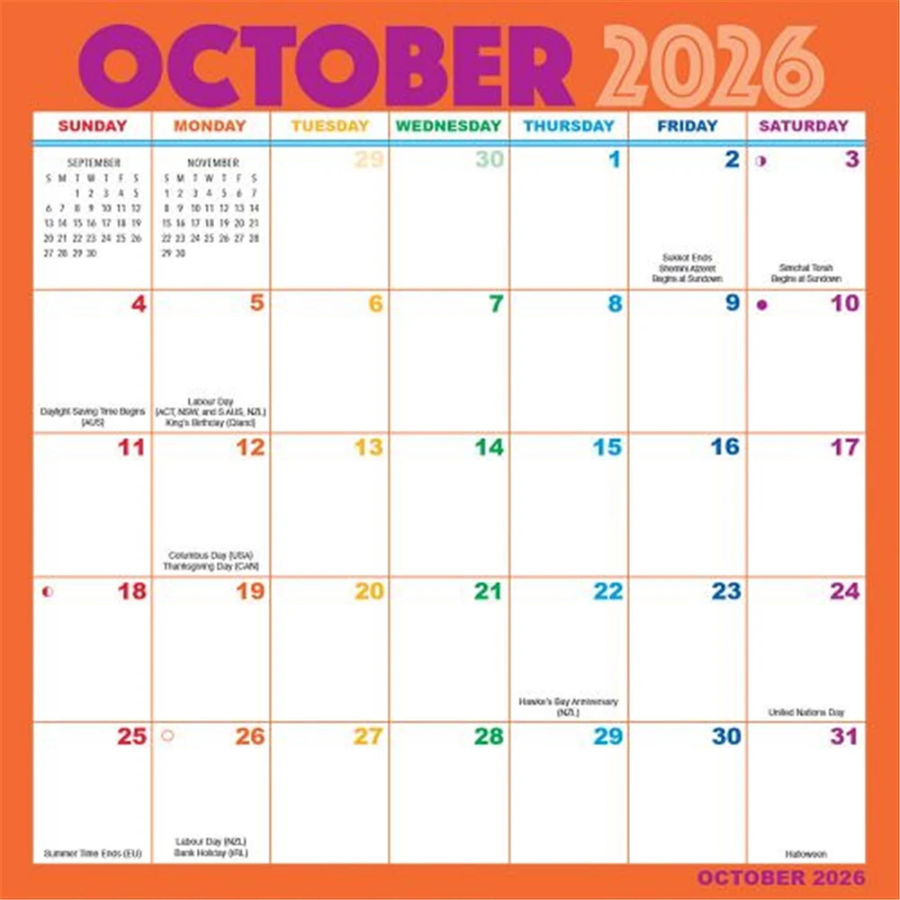 Rainbow Magic Grip 2025-2026 Mini Calendar