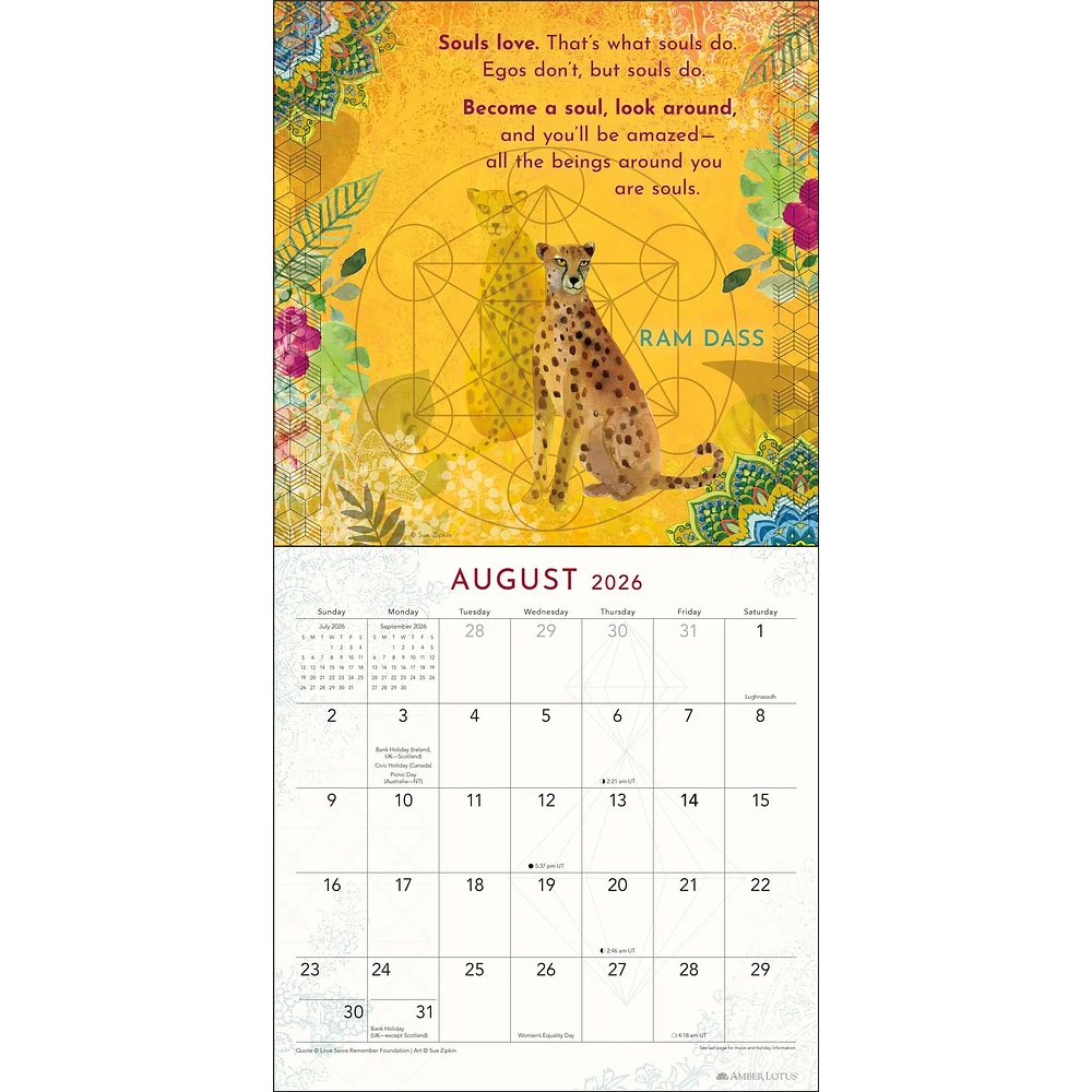 Be Here Now 2026 Wall Calendar - Online Exclusive