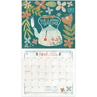 Tea Time 2026 Deluxe Wall Calendar