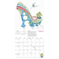 The Art Of The Shoe By Sally King Design 2026 Mini Calendar - Online Exclusive