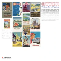Canadian Travel Posters 2026 Wall Calendar