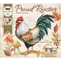 Proud Rooster Special Edition with Print Wall 2025 Calendar