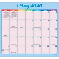 Rainbow Jumbo Magic Grip 2025-2026 Wall Calendar