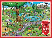 DoodleTown Par for the Course 1000 Piece Puzzle - Online Exclusive