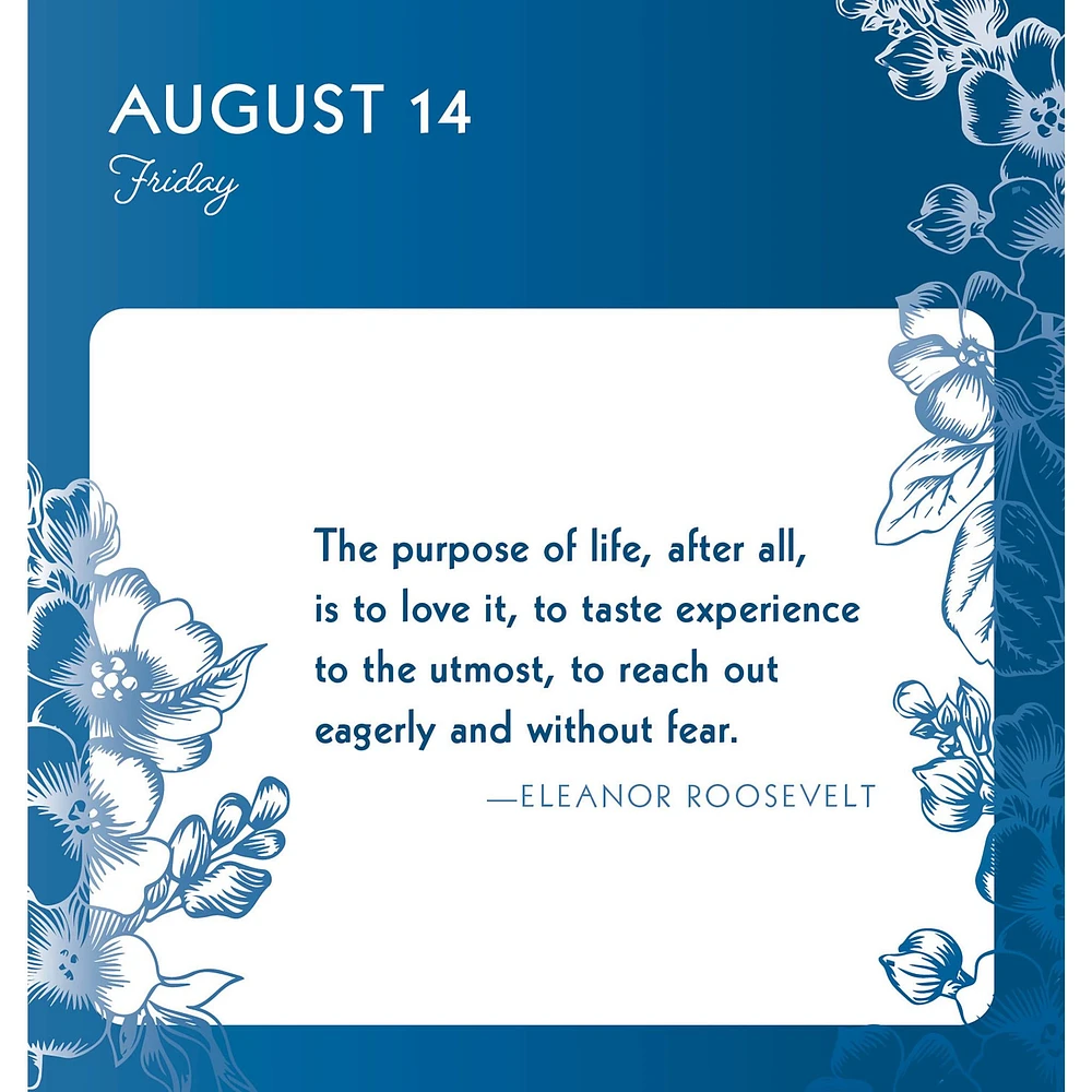 Great Quotes From Great Women 2026 Box Calendar - Online Exclusive