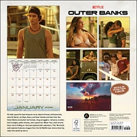 Outer Banks with Poster 2026 Deluxe Wall Calendar