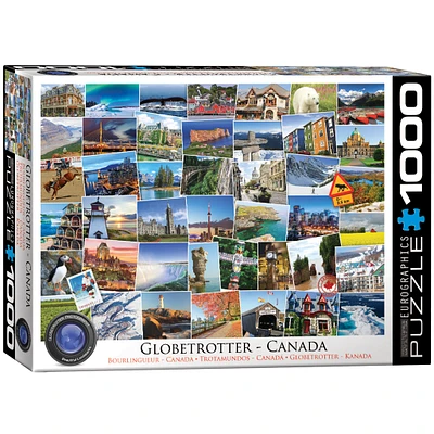 Globetrotter Canada Travel 1000 Piece Puzzle