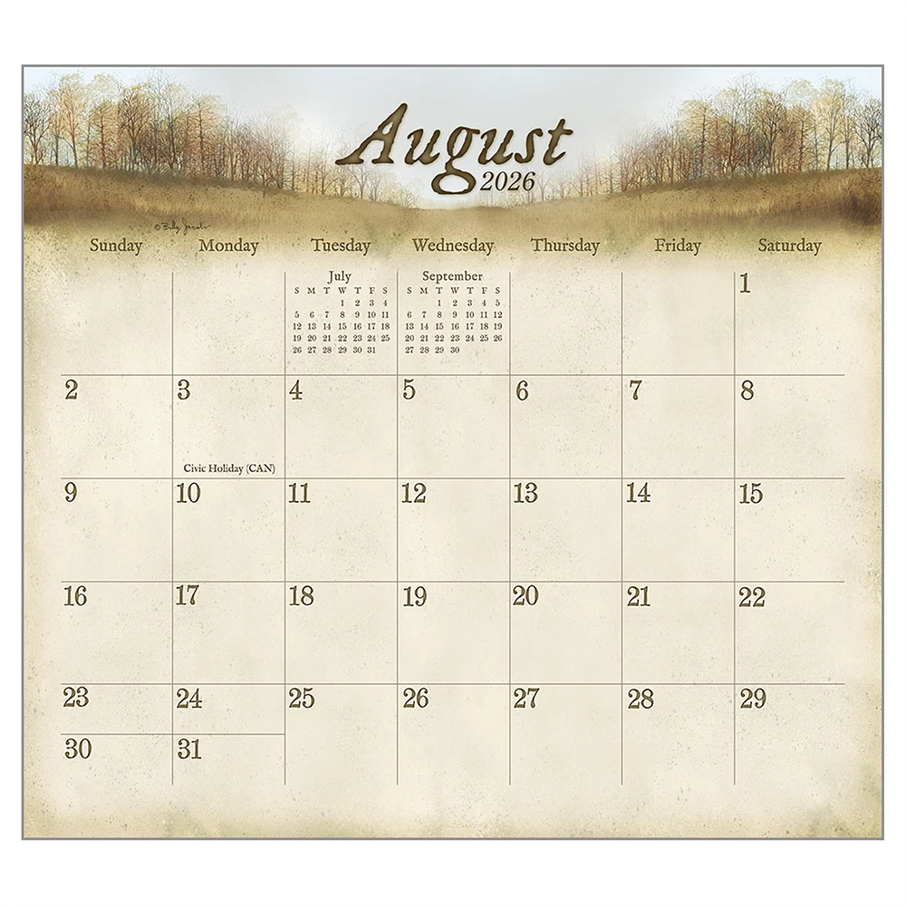 Road Home 2026 Deluxe Wall Calendar - Online Exclusive