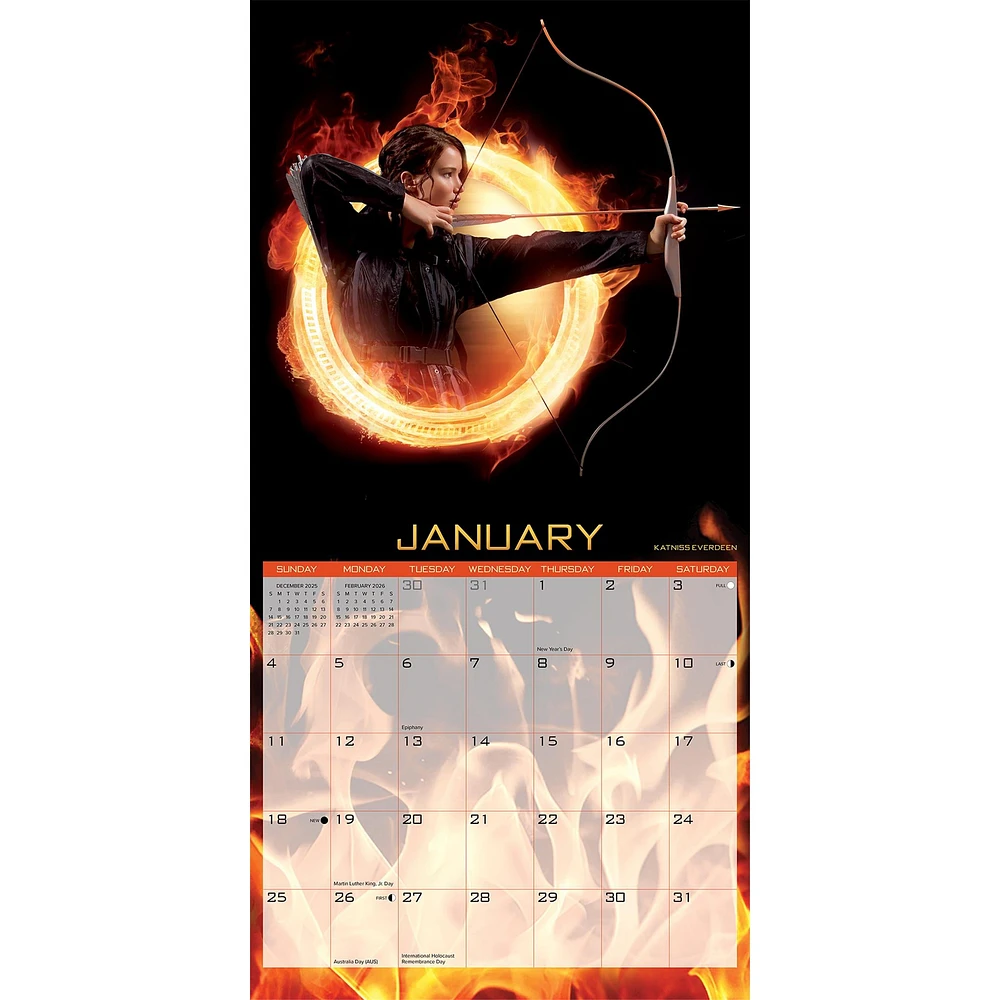 Hunger Games The World Of Exclusive 2026 Wall Calendar