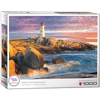 Peggy's Cove Lighthouse Nova Scotia Exclusive 1000 Piece Puzzle