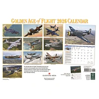 Golden Age Of Flight Deluxe 2026 Wall Calendar