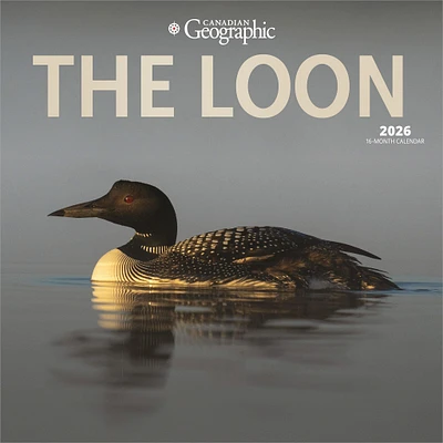Canadian Geographic Loon 2026 Wall Calendar - Online Exclusive