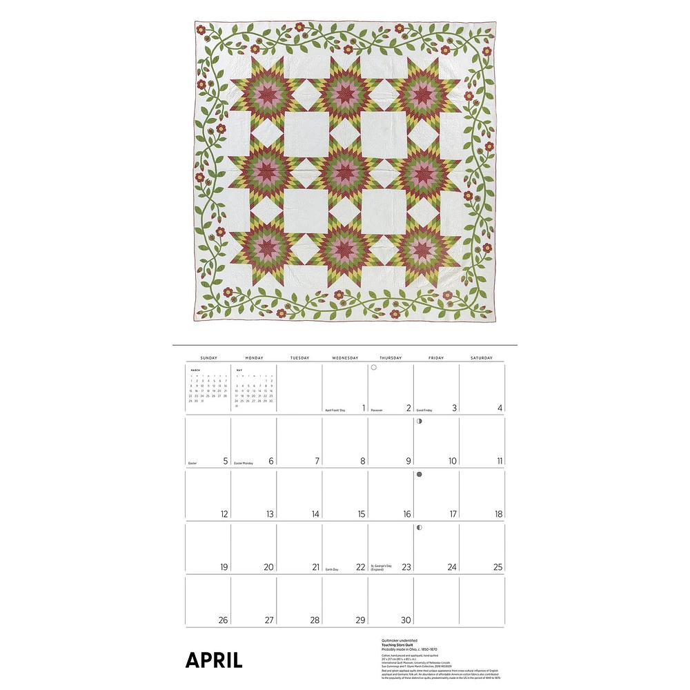Antique Quilts 2026 Wall Calendar - Online Exclusive