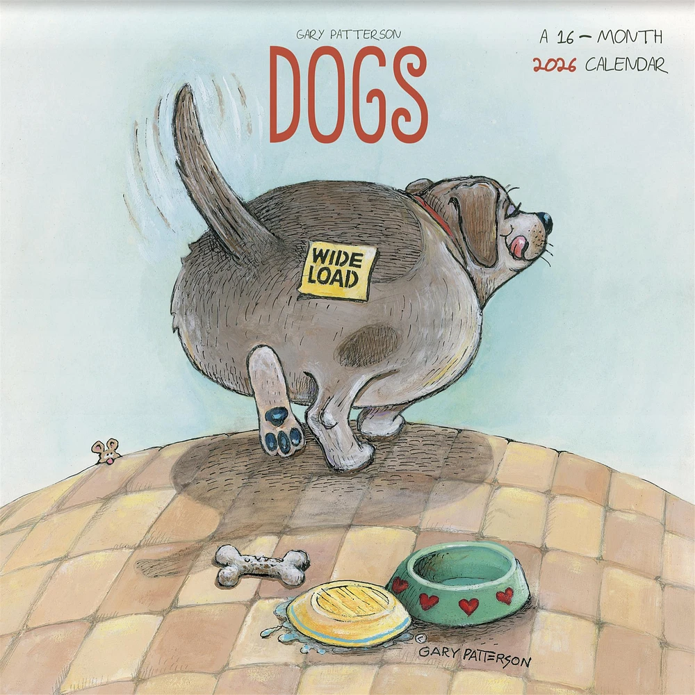 Gary Patterson Dogs 2026 Wall Calendar - Online Exclusive