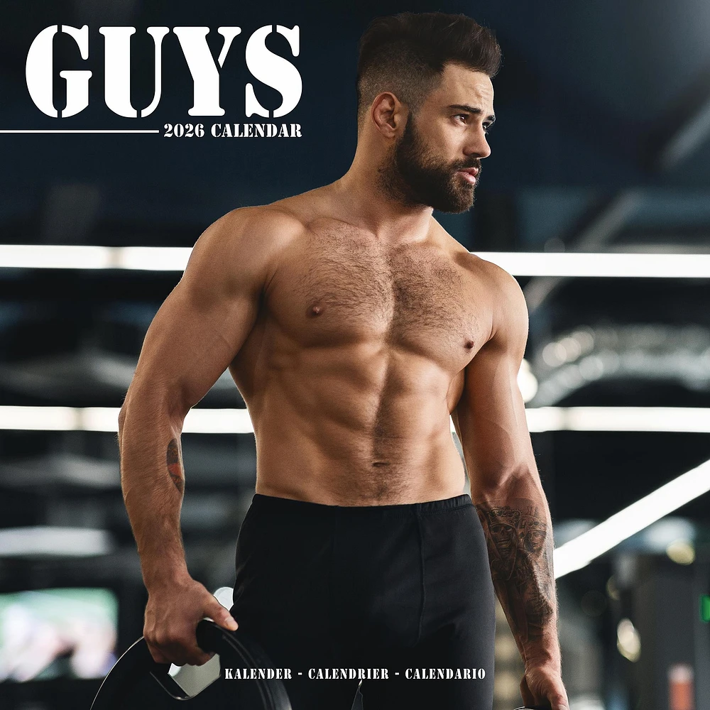 Guys 2026 Wall Calendar