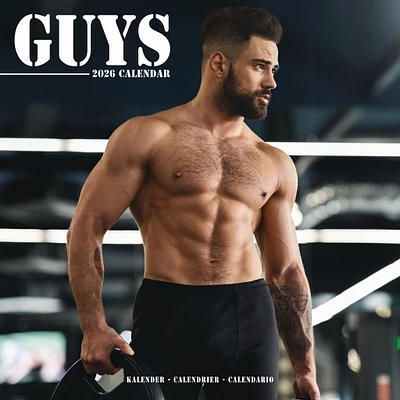 Guys 2026 Wall Calendar