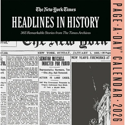 The New York Times Headlines In History 2026 Box Calendar - Online Exclusive