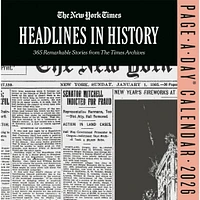 The New York Times Headlines In History 2026 Box Calendar - Online Exclusive