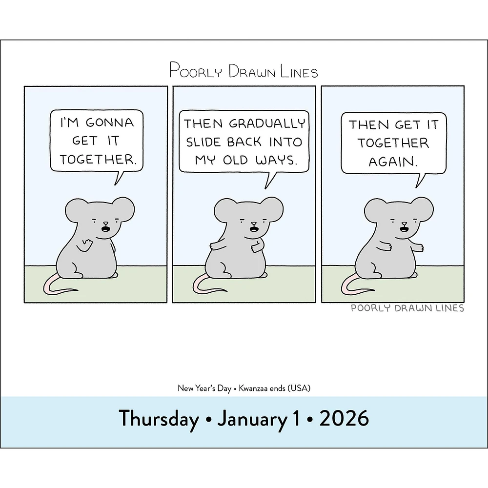 Poorly Drawn Lines 2026 Box Calendar - Online Exclusive