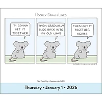 Poorly Drawn Lines 2026 Box Calendar - Online Exclusive