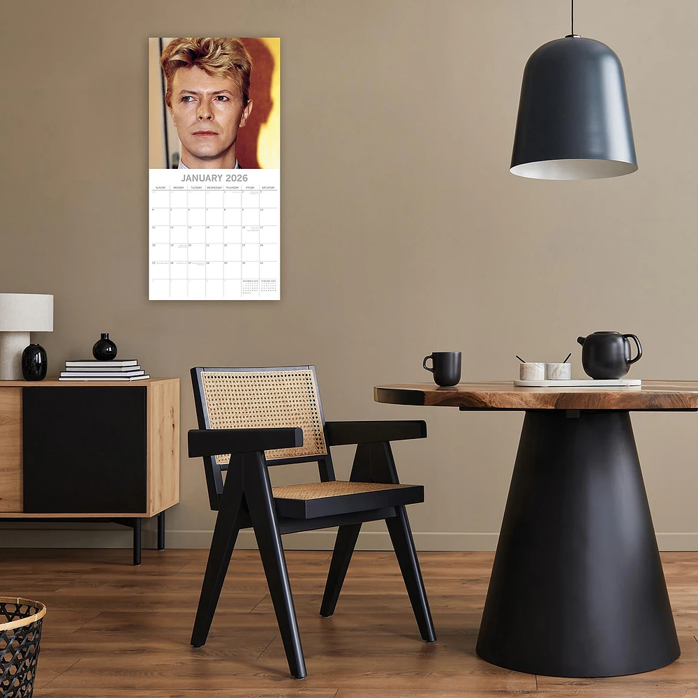 David Bowie 2026 Wall Calendar