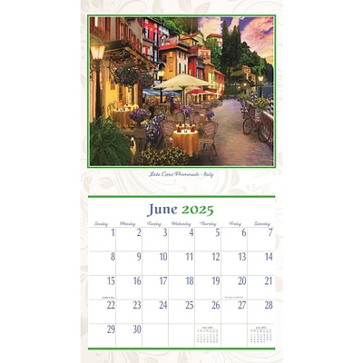 European Vacation Wall 2025 Calendar - Online Exclusive