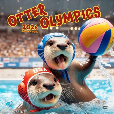Otter Olympics 2026 Wall Calendar - Online Exclusive