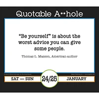 Quotable Ahole 2026 Box Calendar