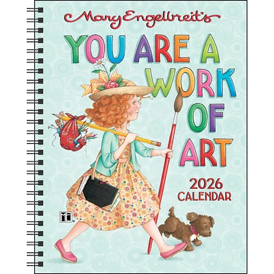 Mary Engelbreits You Are A Work Of Art 2026 Engagement Calendar