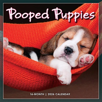 Pooped Puppies 2026 Wall Calendar - Online Exclusive