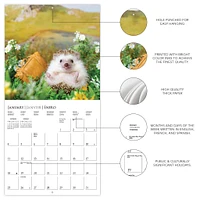 Happiest Hedgehogs 2026 Wall Calendar - Online Exclusive