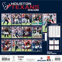 NFL Houston Texans Wall 2025 Calendar - Online Exclusive