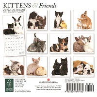 Kittens And Friends Mini  2026 Calendar