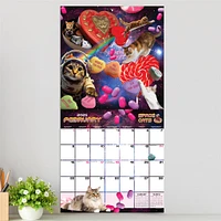 Space Cats 2026 Wall Calendar - Online Exclusive